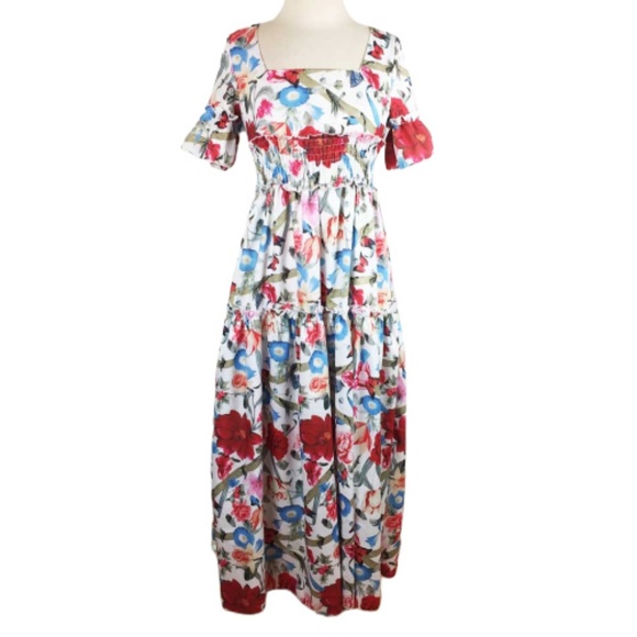 maxi butterfly dress